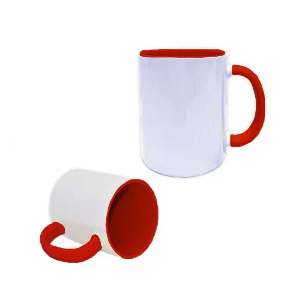 Tazas de Cerámica Sublimable Interior y Asa de Color - Imagen 13