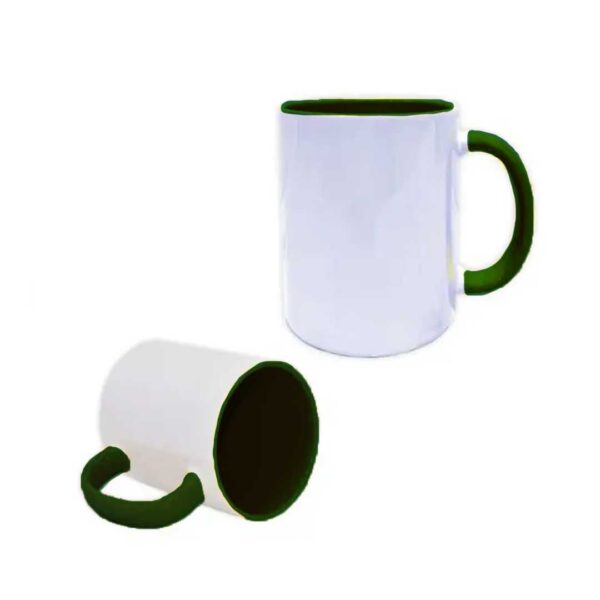 Tazas de Cerámica Sublimable Interior y Asa de Color - Imagen 12