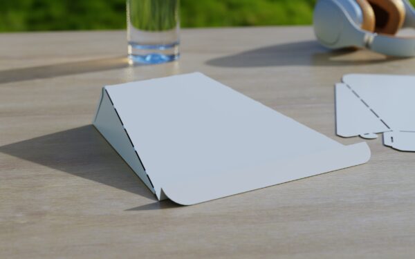 Kit Soporte Notebook y Celular Ecofold Acero - Imagen 1