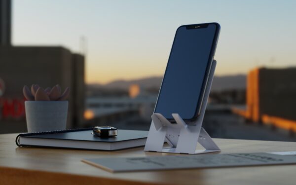 Kit Soporte Notebook y Celular Ecofold Acero - Imagen 4