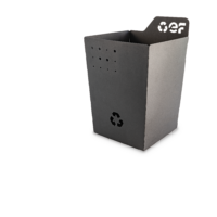 Papelero EcoFold Acero